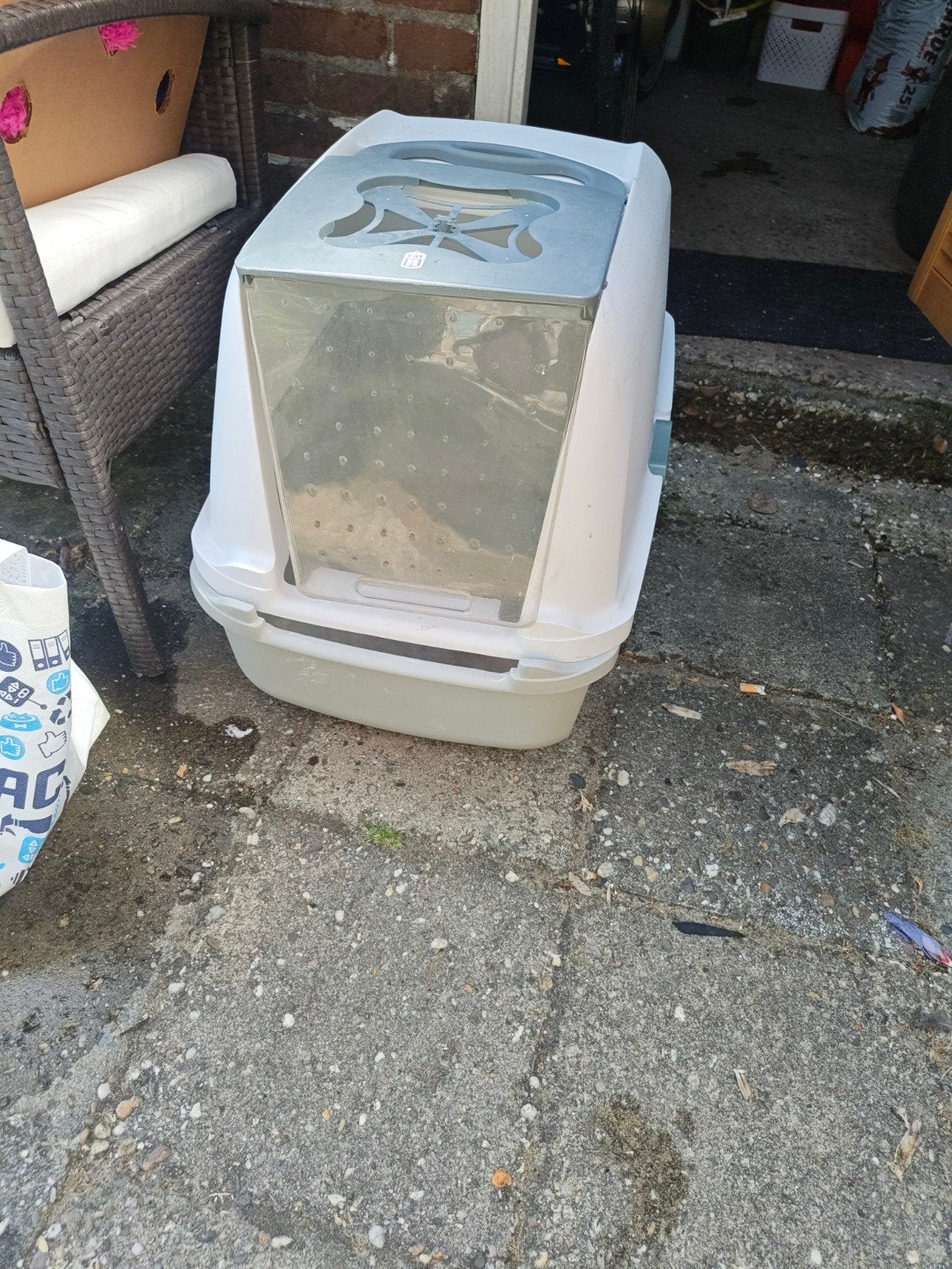 gratis kattenbak, Dieren en Toebehoren, Ophalen, Gebruikt