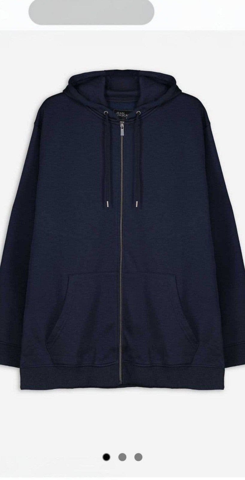 Nieuw 5XL donkerblauw vest met capuchon, kaartje eraan, Kleding | Heren, Truien en Vesten, Blauw, Nieuw, Overige maten, Ophalen of Verzenden