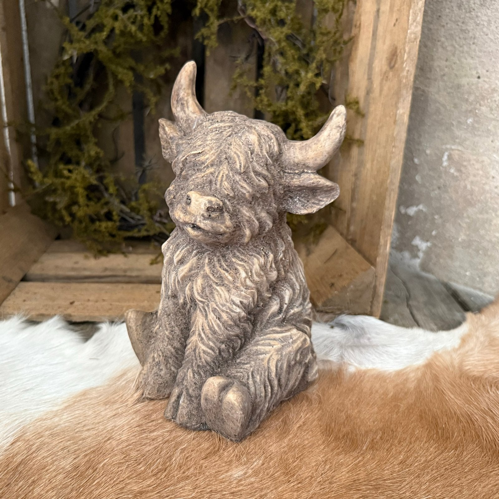 Landelijke Hooglander / highlander Beeld - 23cm Hoog, ., Nieuw, Ophalen of Verzenden, Landelijk