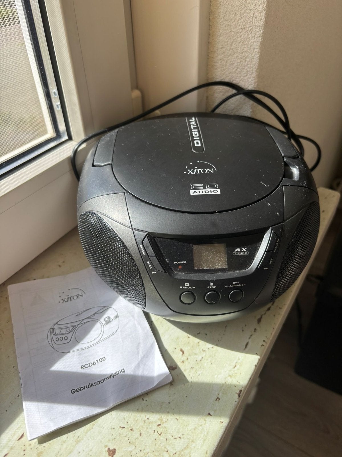 Xtron RCD6100 Draagbare CD-speler met Radio, Ophalen, Gebruikt