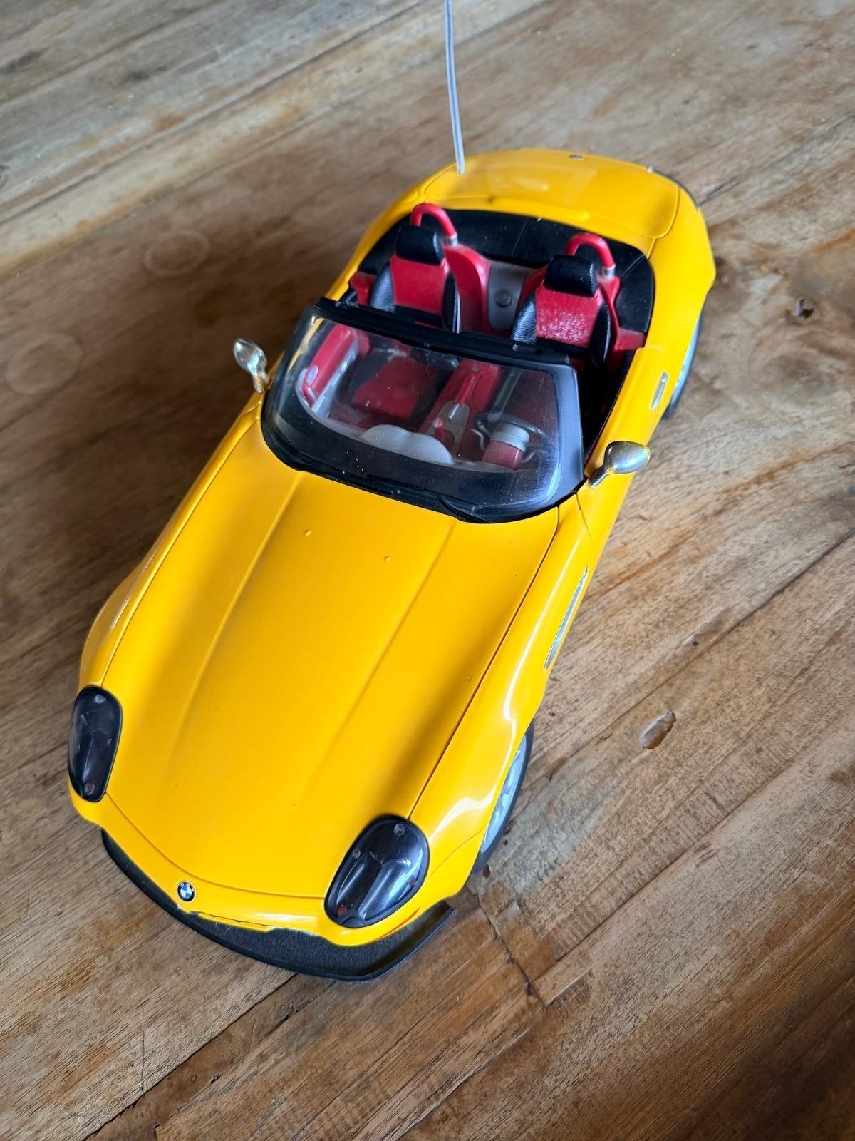 Dickie RC BMW Z8 Afstandsbestuurbare Auto Geel, Elektro, Gebruikt, Ophalen of Verzenden, Auto onroad