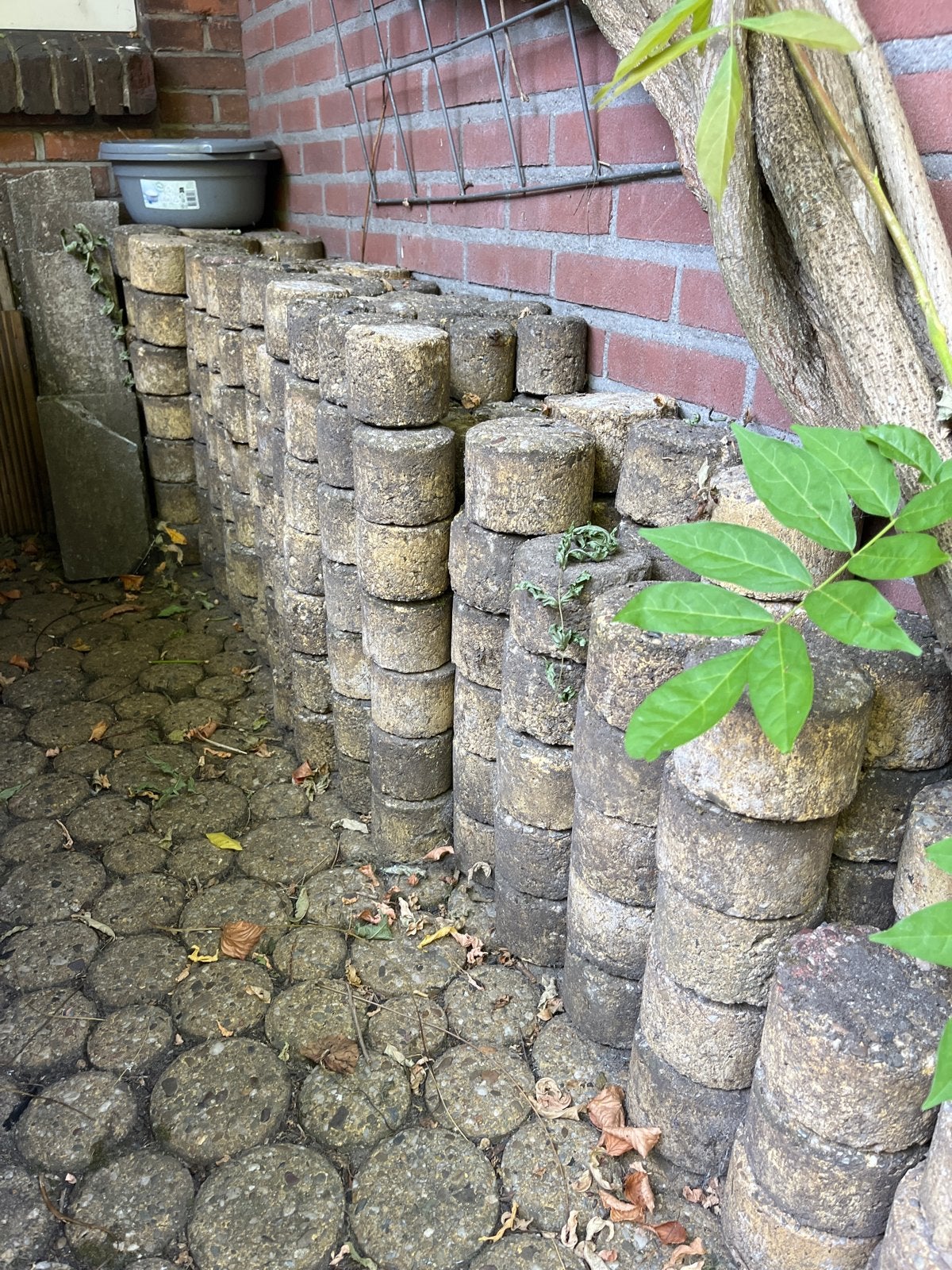 Stenen, tuinbestrating, rond, Ophalen, Gebruikt, Overige materialen, Overige typen