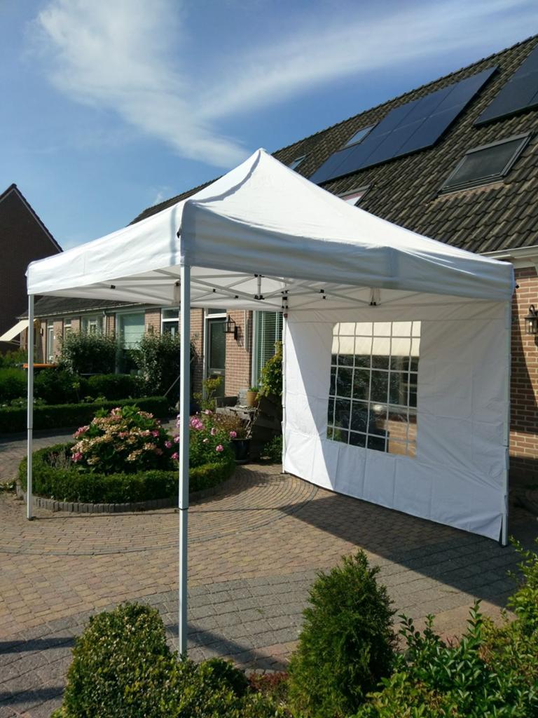 Partytent te huur! Easy up 3x3 - Partytent huren? Makkelijk, Tuin en Terras, Opvouwbaar, Partytent, Minder dan 4 meter, Zo goed als nieuw