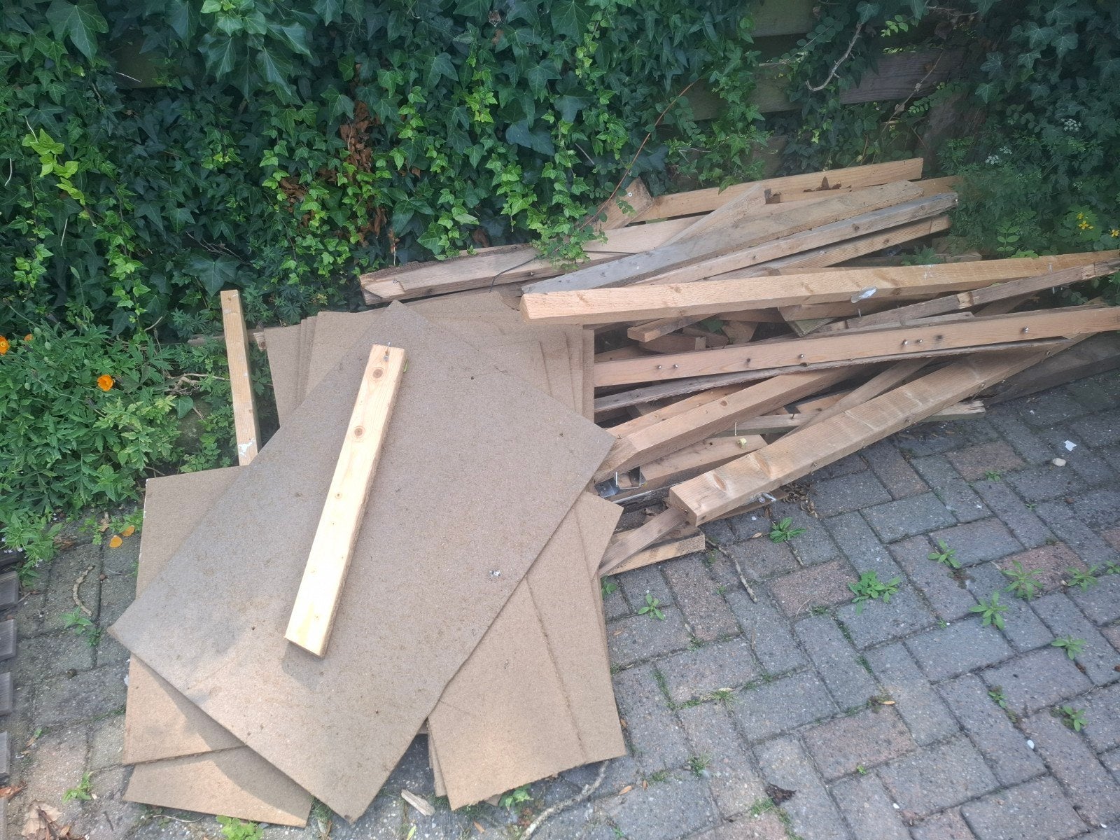 GRATIS schoon bouw- en sloophout, Ophalen, Gebruikt, Overige typen, Overige houtsoorten