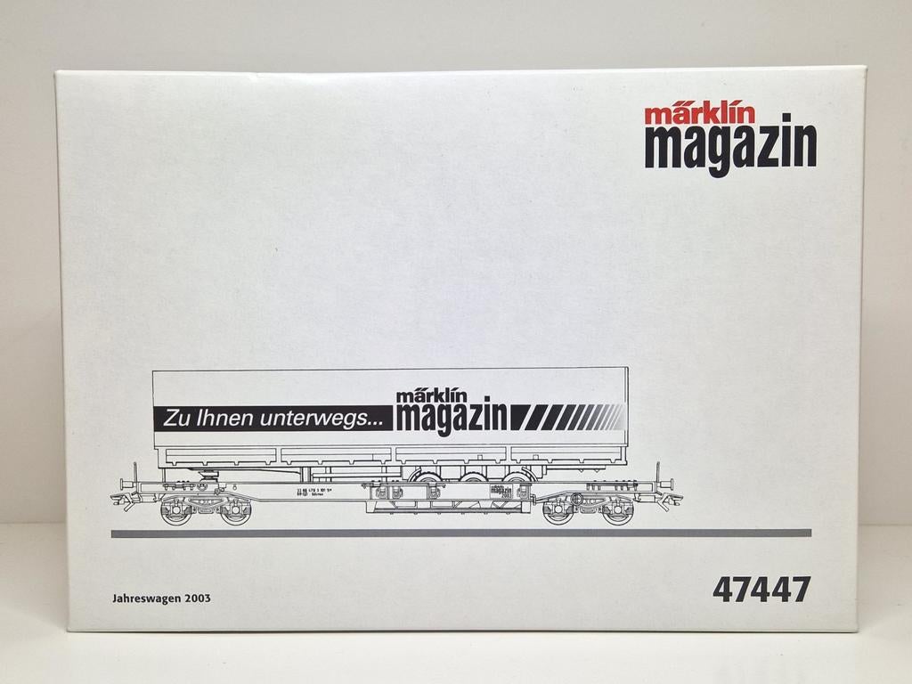 Märklin Magazin H0 47447 jaarwagen 2003, nieuw., Hobby en Vrije tijd, Wisselstroom, Ophalen of Verzenden, Märklin, Nieuw