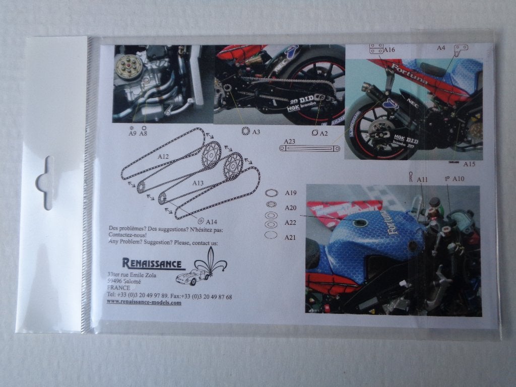 Upgradeset voor 1:12 Tamiya Yamaha YZR M1, Italeri, 1:32 tot 1:50, Overige typen, Nieuw