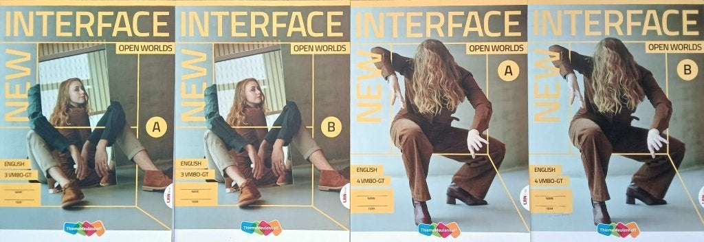 NEW INTERFACE English LRN-line 3/4 VMBO-GT A+B (NIEUWE SET), VMBO, Engels, Ophalen of Verzenden, Nieuw
