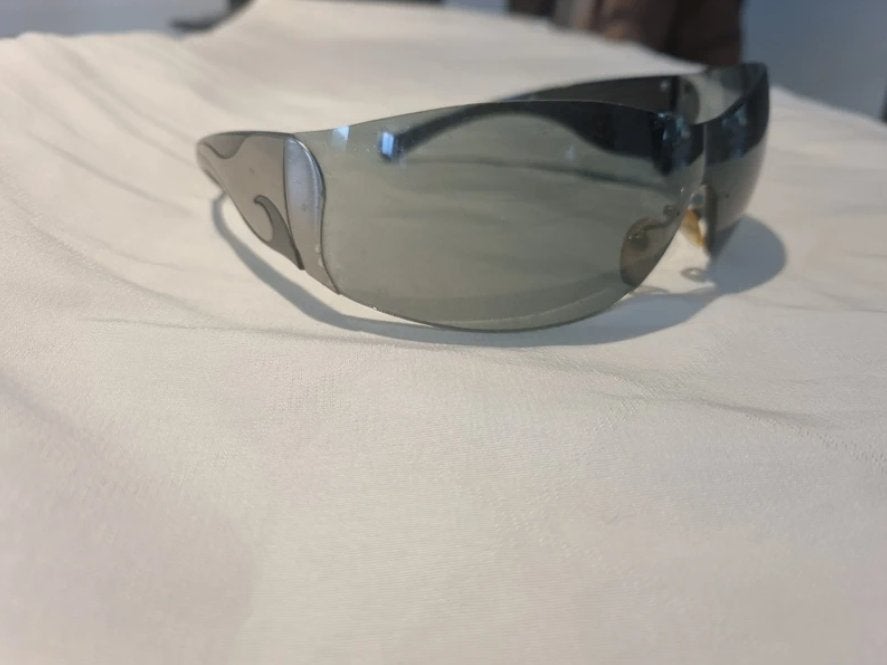 Archive Prada Shield Sunglasses, Gebruikt, Zonnebril, Prada, Ophalen of Verzenden