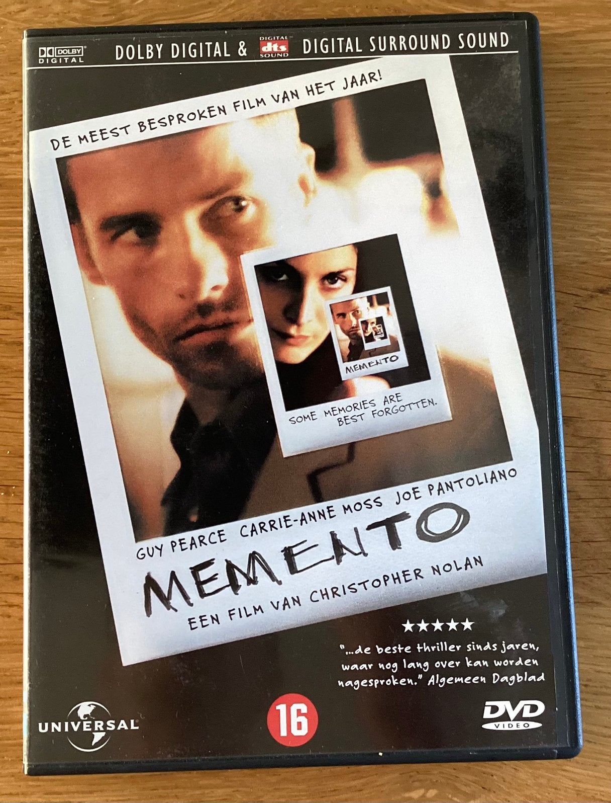 Memento - dvd, Psychologische thriller, Engels, Nederlands, Ophalen of Verzenden