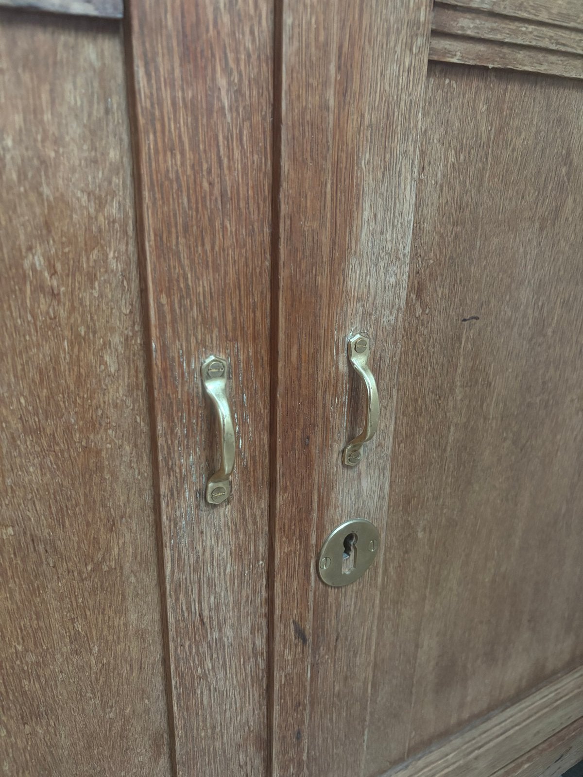 Karaktervol Vintage Dressoir met Marmeren Blad, Ophalen