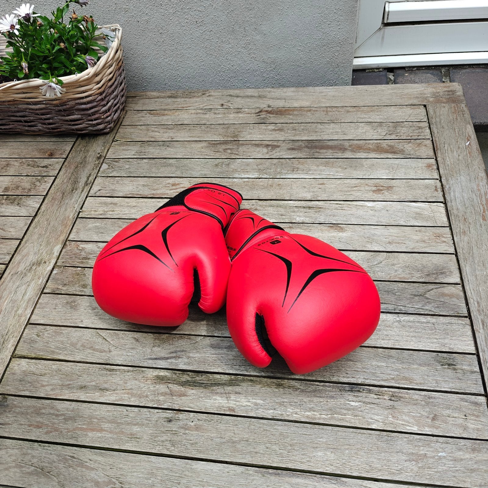 Bokshandschoenen 12 Oz Domyos, Ophalen of Verzenden, Zo goed als nieuw, Bokshandschoenen