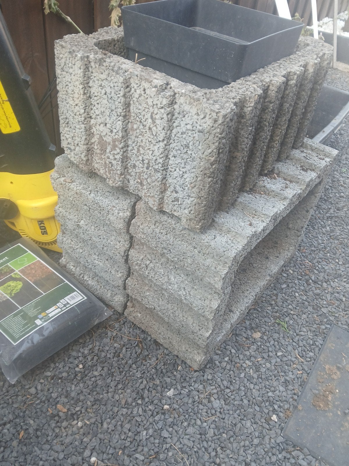 Gratis ophalen alles in 1x, Ophalen of Verzenden, Gebruikt, Beton, Terrastegels