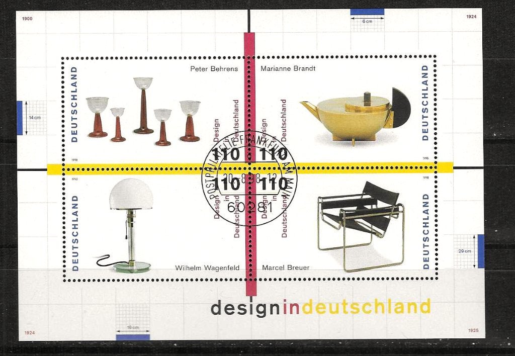 BRD 2001-2004 blok 45, Ophalen of Verzenden, BRD, Gestempeld