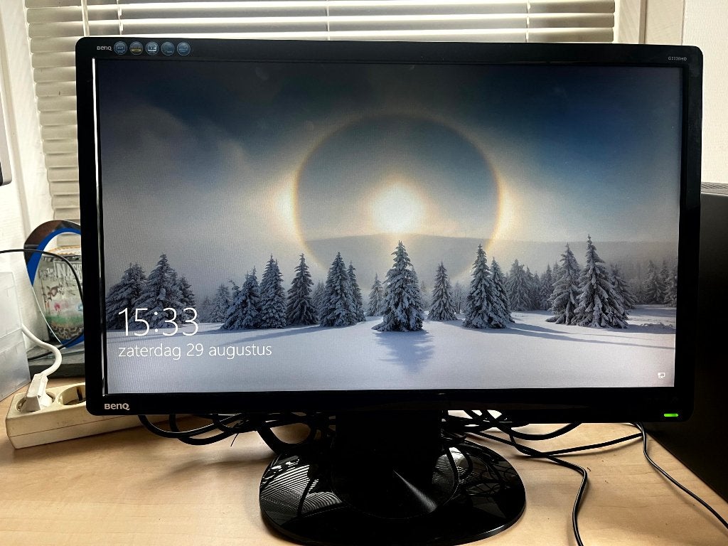 BenQ 21,5 Full HD monitor, Computers en Software, Ophalen, BENQ, Gebruikt, IPS