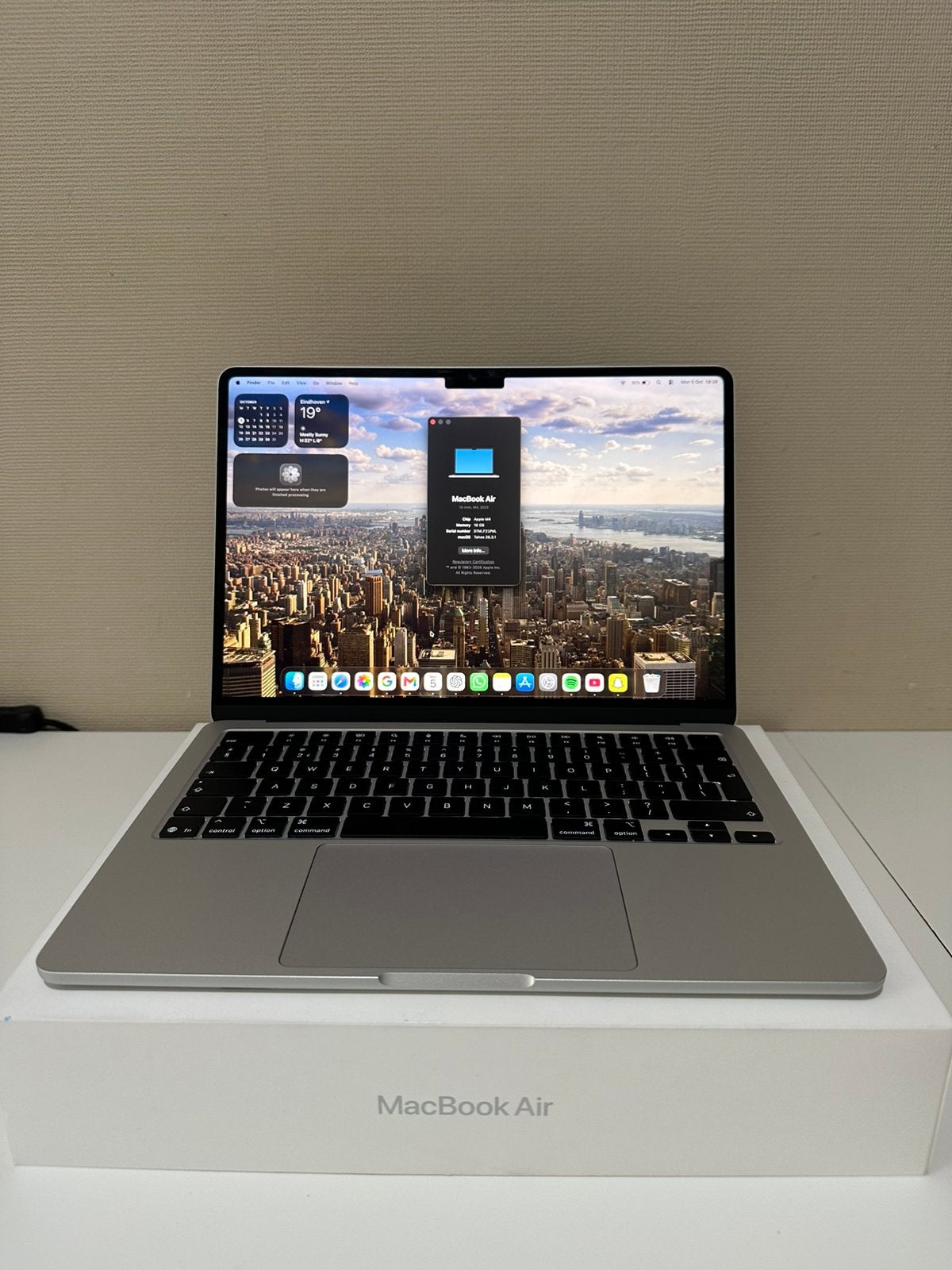 MacBook Air M4 13-inch – 16GB RAM – Zo goed als nieuw