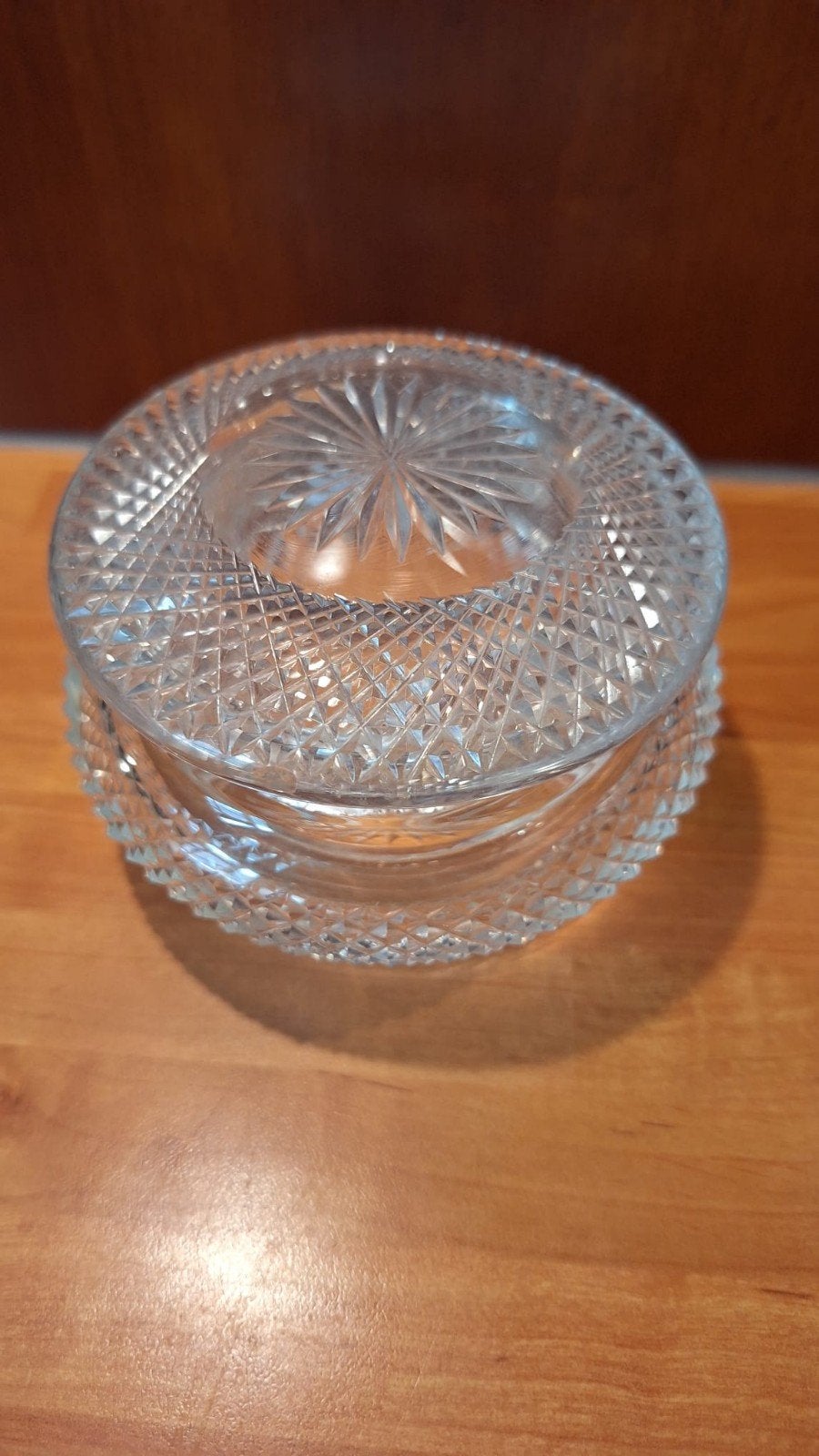 Kristal glas bonbonnerie, Ophalen of Verzenden, Zo goed als nieuw, Meerkleurig, Overige typen