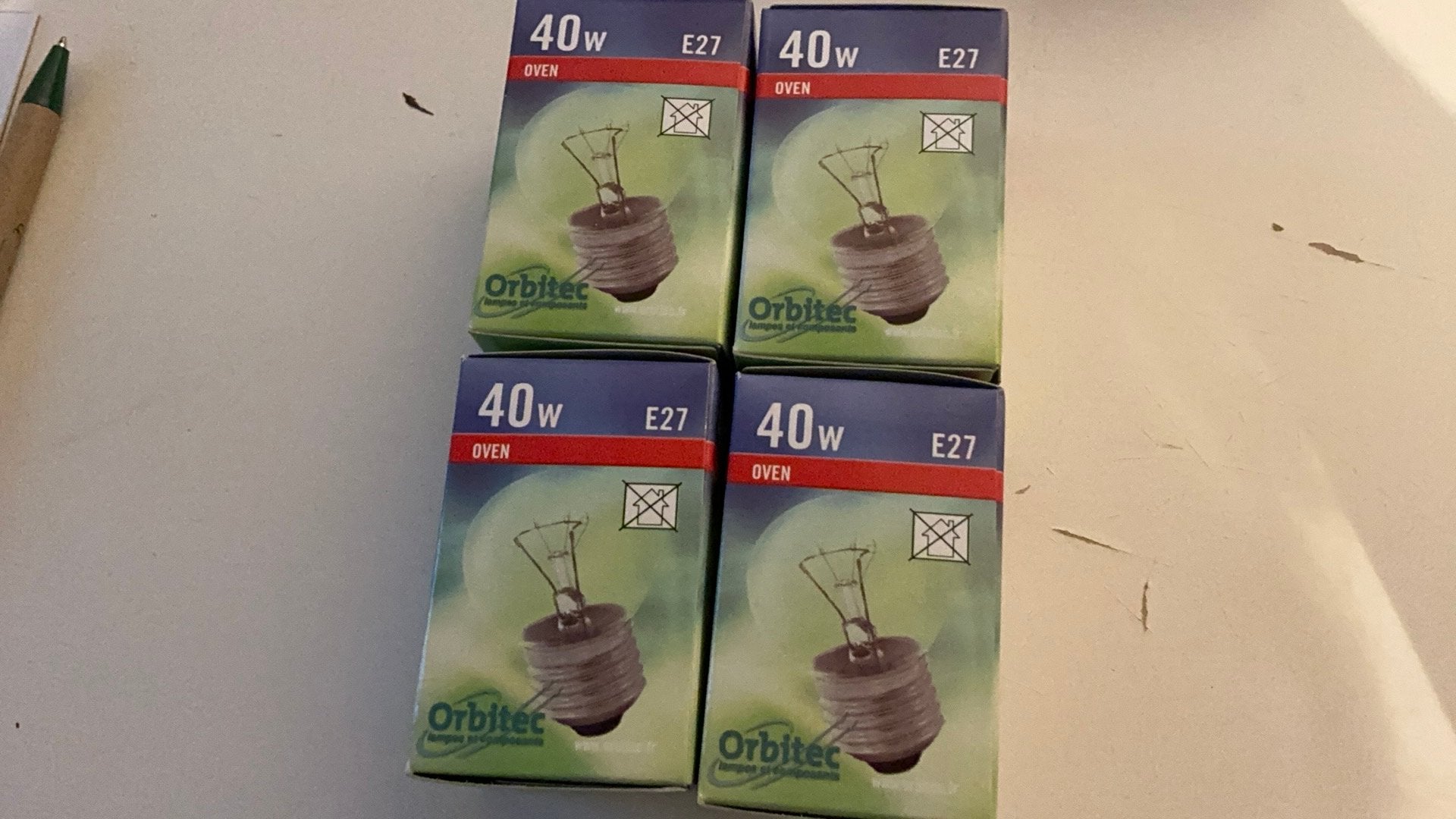 Orbitec oven lamp 40 watt E 27 Helder, 30 tot 60 watt, Gloeilamp, Nieuw, Overige merken