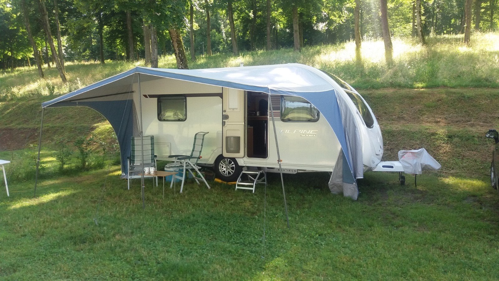 Isabella luifel met carbon frame., Caravans en Kamperen, Voortenten en Luifels, Ophalen of Verzenden
