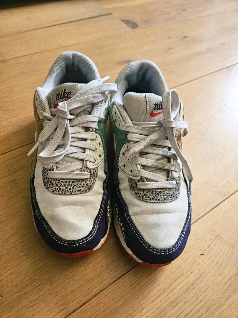 Nike Air Max 90 Sneakers - maat 38.5 collectors editie, Wit, Nike, Ophalen of Verzenden, Sneakers of Gympen