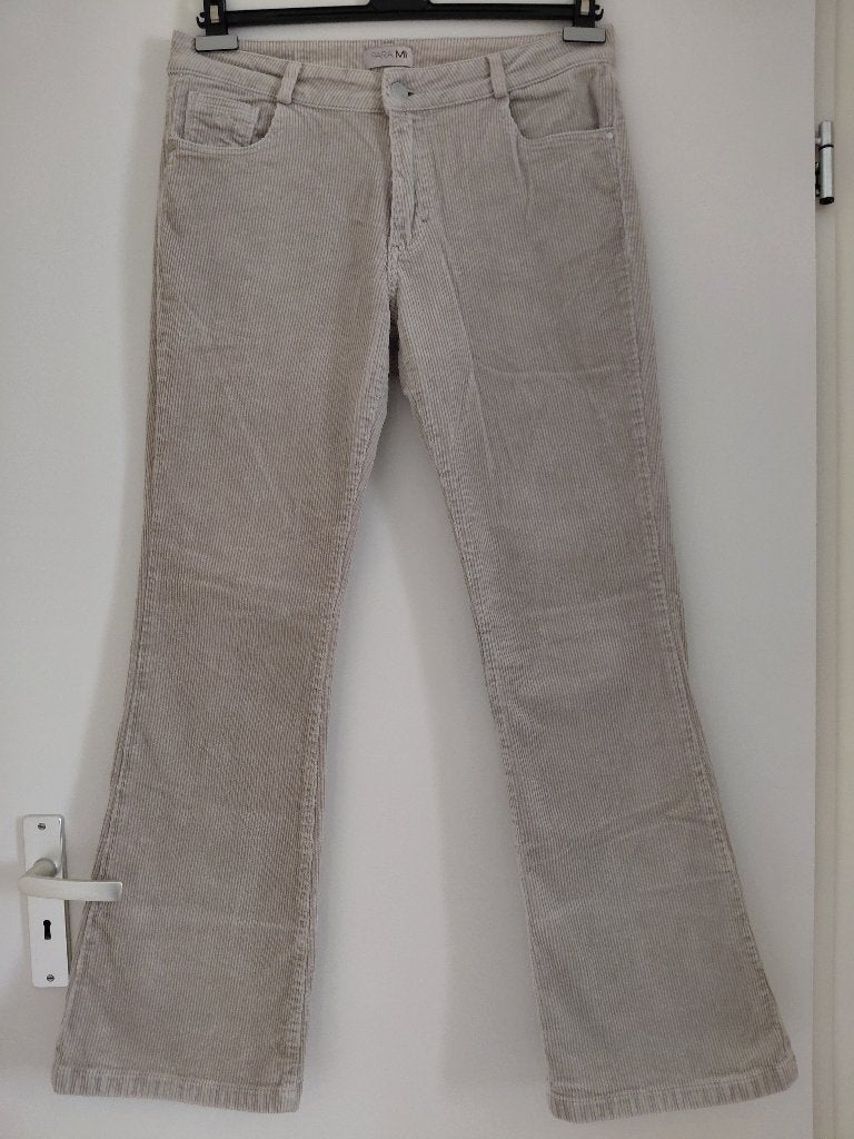 Para Mi rib broek maat 42 l beige, Kleding | Dames, Beige, Maat 42/44 (L), Ophalen of Verzenden, Zo goed als nieuw