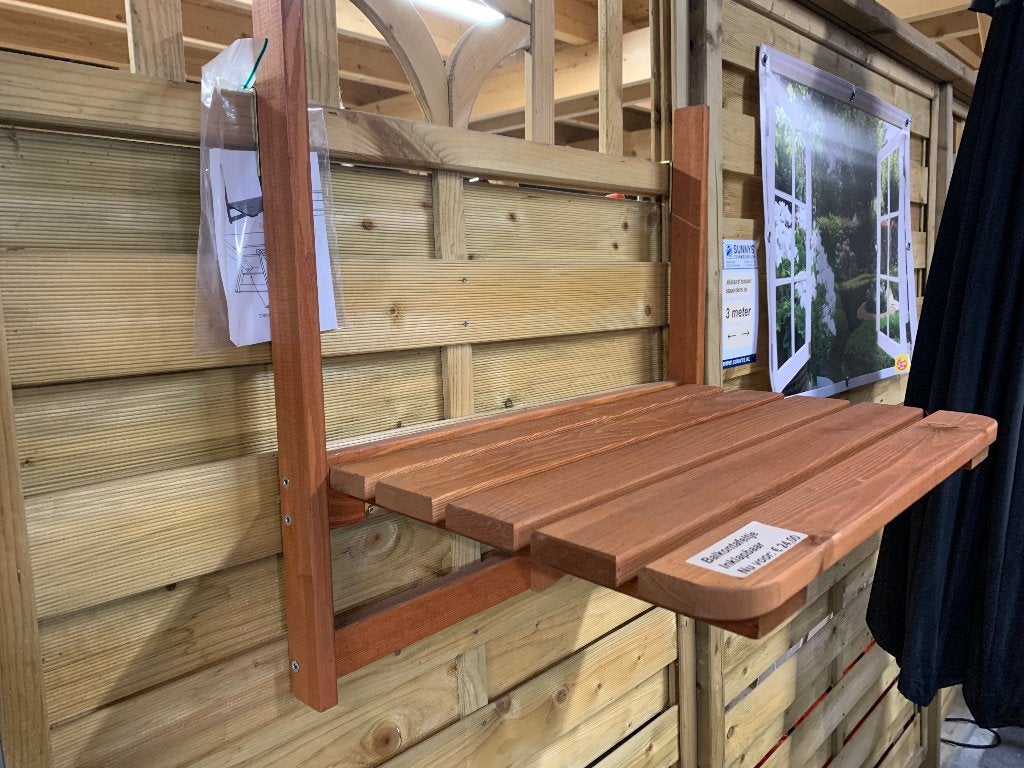 Balkontafeltje, Ophalen, Nieuw, Rechthoekig, Hout