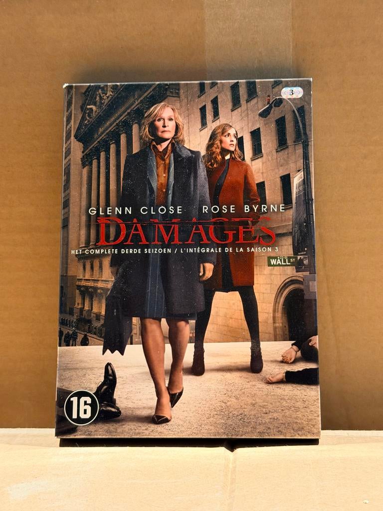 Damages - Seizoen 3 DVD Box - Thriller Drama Serie, Vanaf 16 jaar, Boxset, Drama, Ophalen of Verzenden