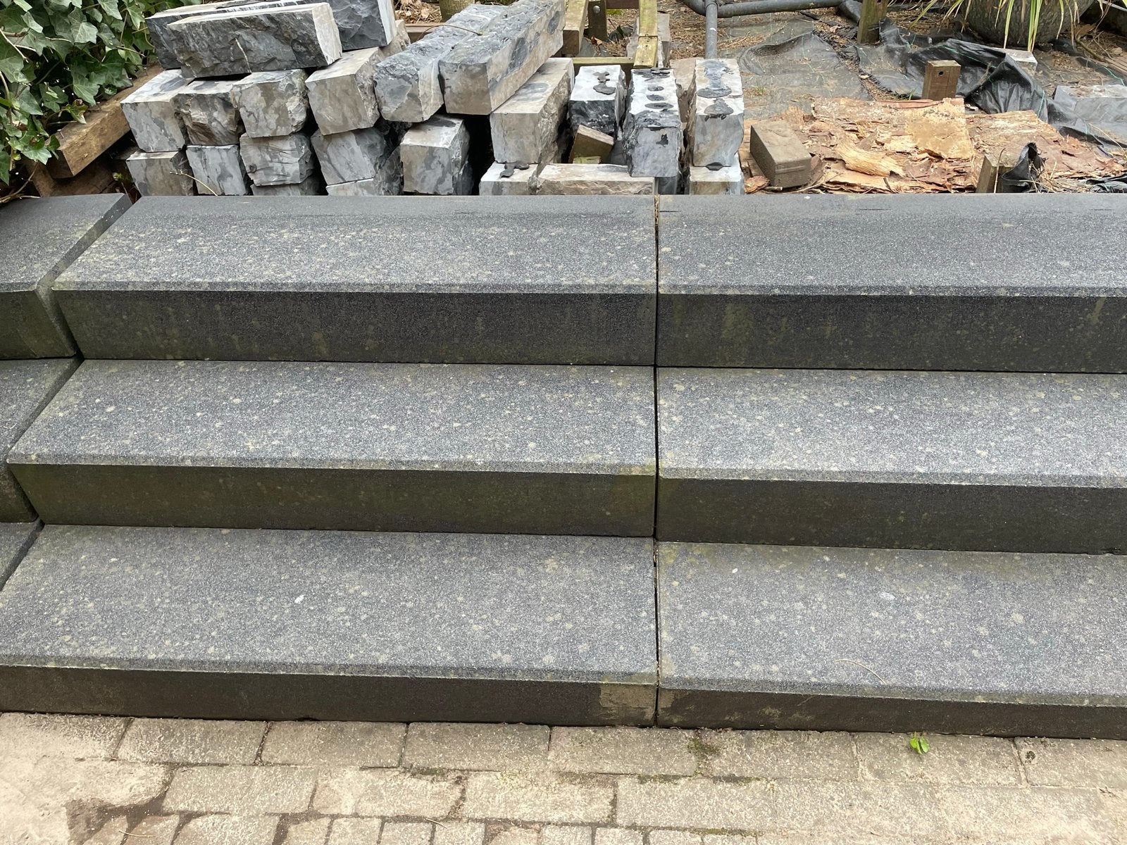 6x Traptreden 100x35x15 cm - Grijs Beton, Ophalen, Gebruikt, Beton, Overige typen