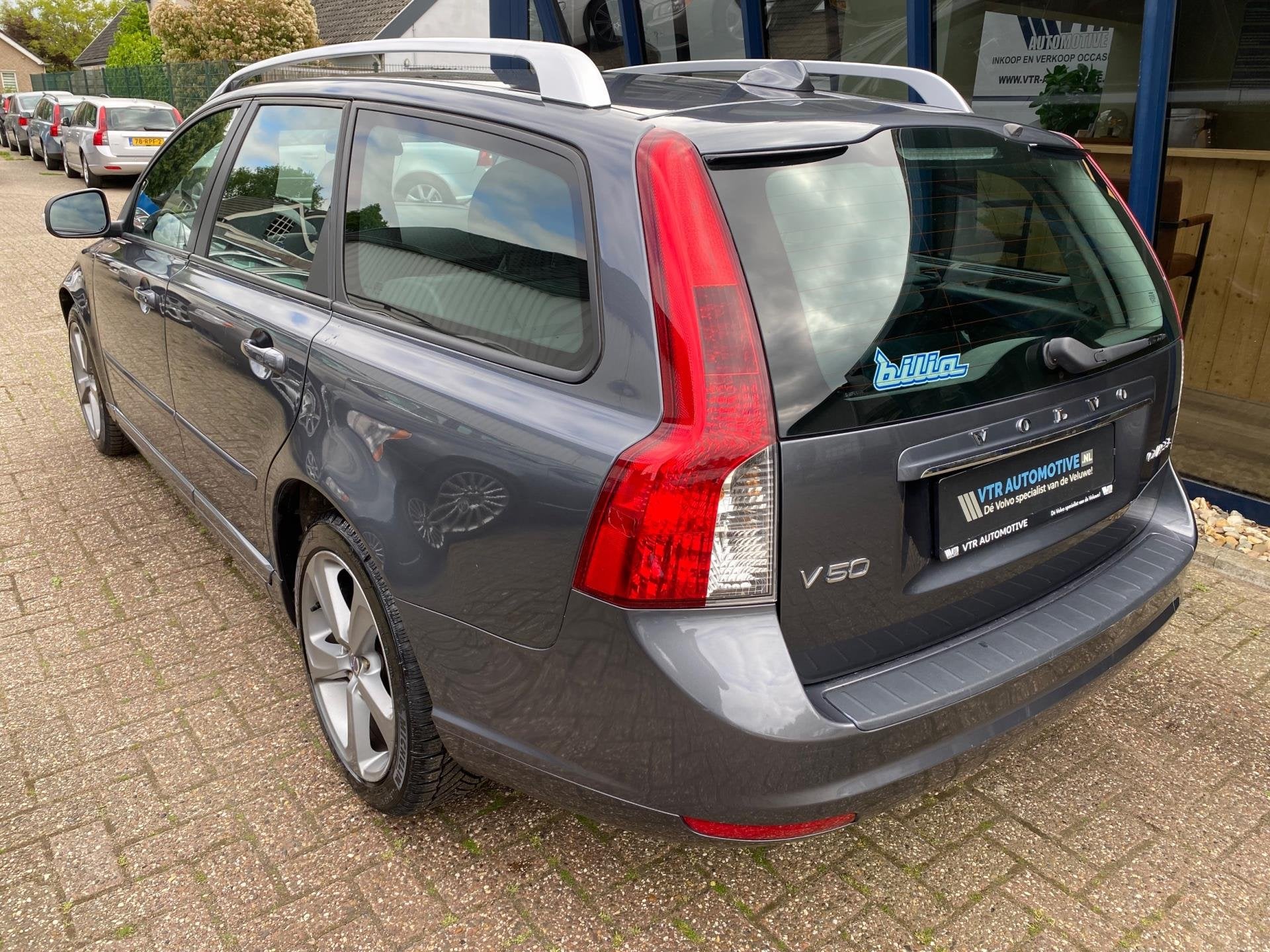 Volvo V50 2.0 145PK Business Edition, 145 pk, Stof, Gebruikt, Zwart