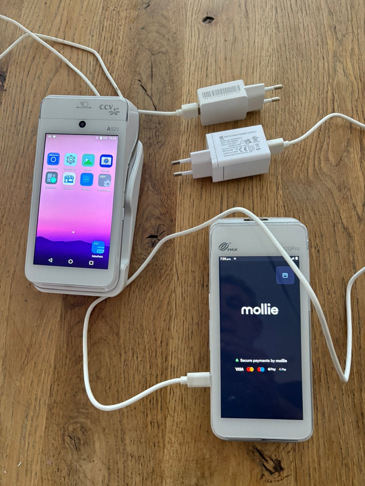 Pax a920 en A920 pro a920pro mobiel pinautomaat pin, Ophalen of Verzenden, Zo goed als nieuw