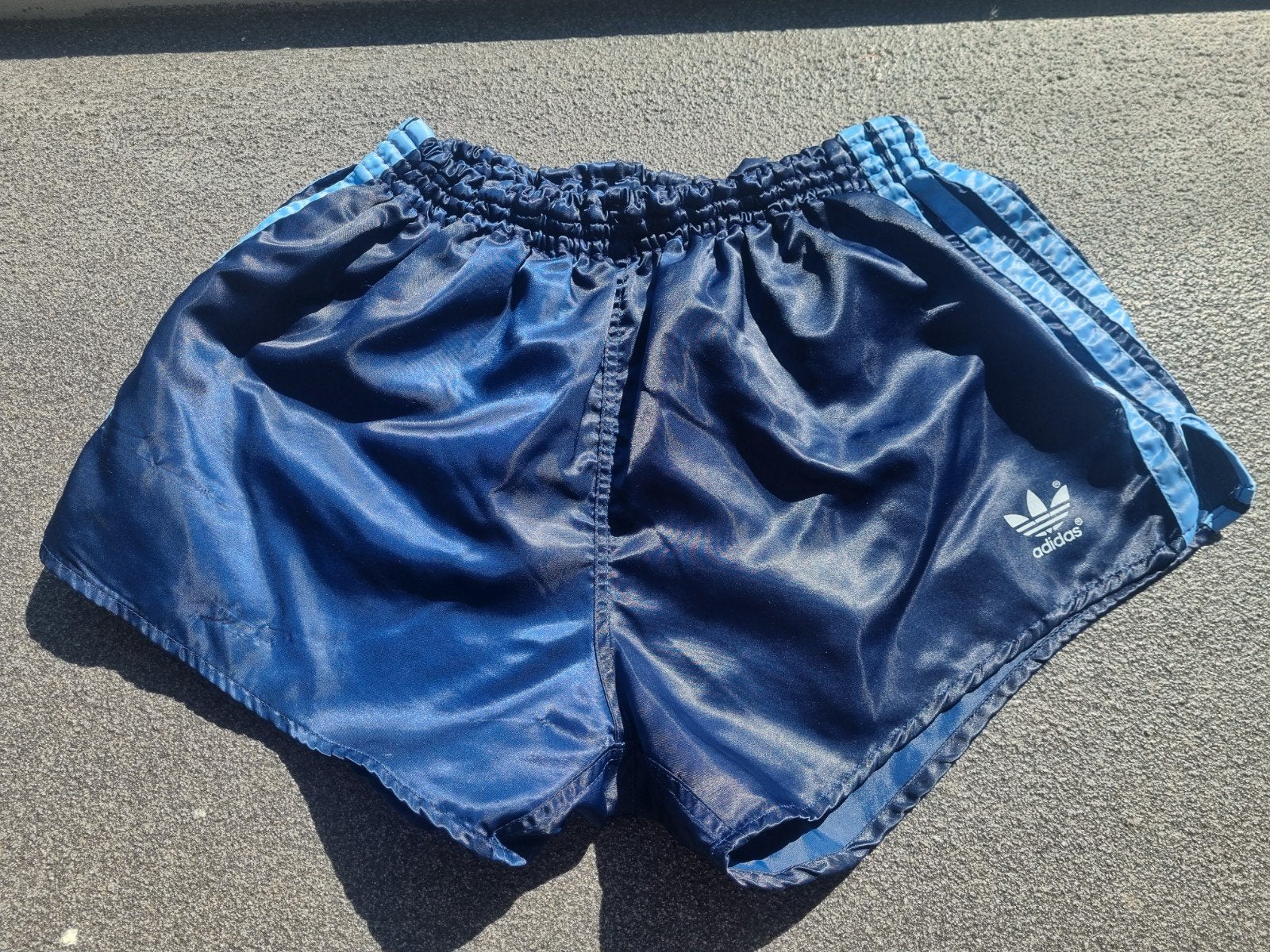 Adidas vintage sportbroekje. Maat L / XL., Blauw, Maat 56/58 (XL), Ophalen of Verzenden, Zo goed als nieuw