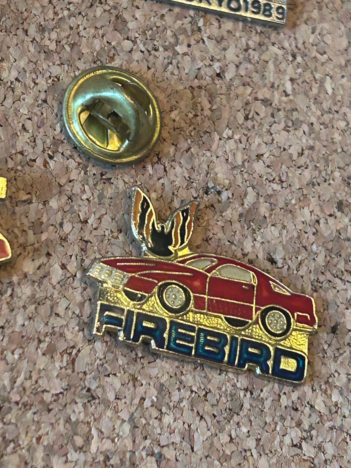 Vintage Pontiac Firebird - Auto Pin, Verzamelen, Ophalen of Verzenden, Gebruikt, Transport, Speldje of Pin