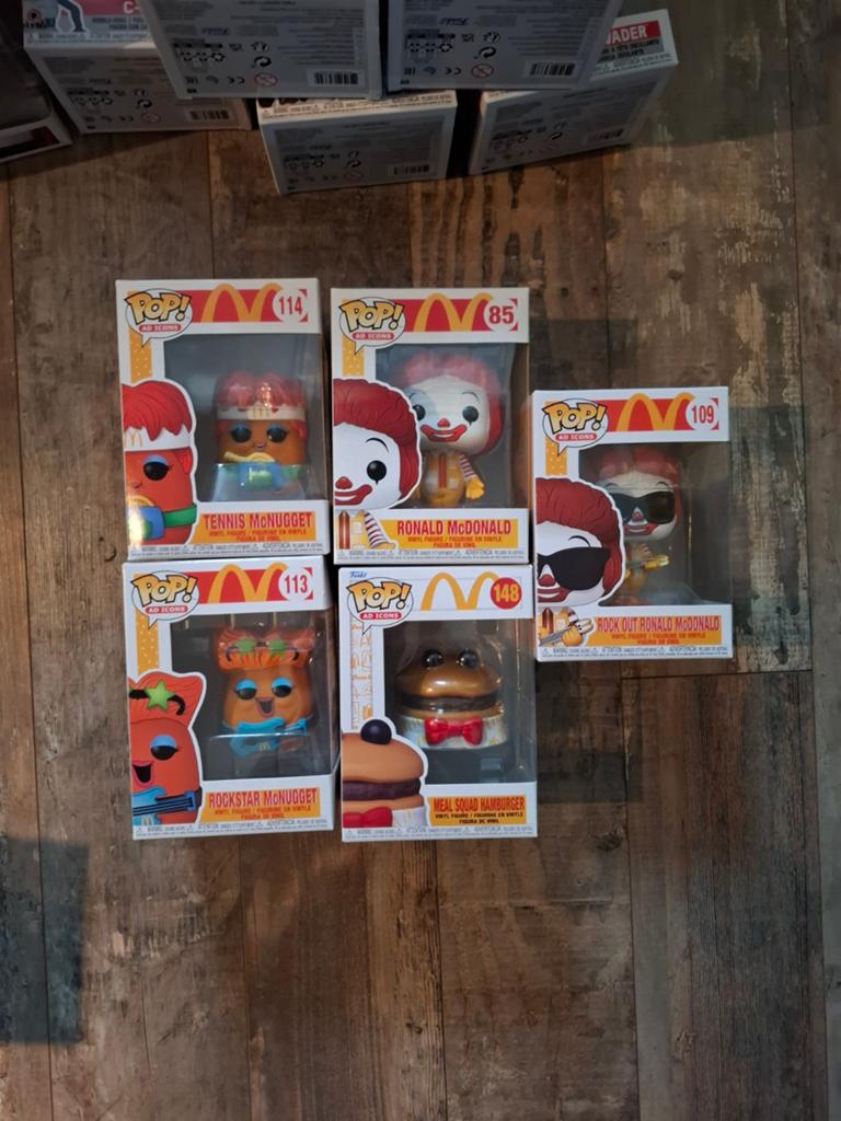 McDonald's Funko Pops, Verzamelen, Poppetjes en Figuurtjes, Ophalen of Verzenden, Nieuw