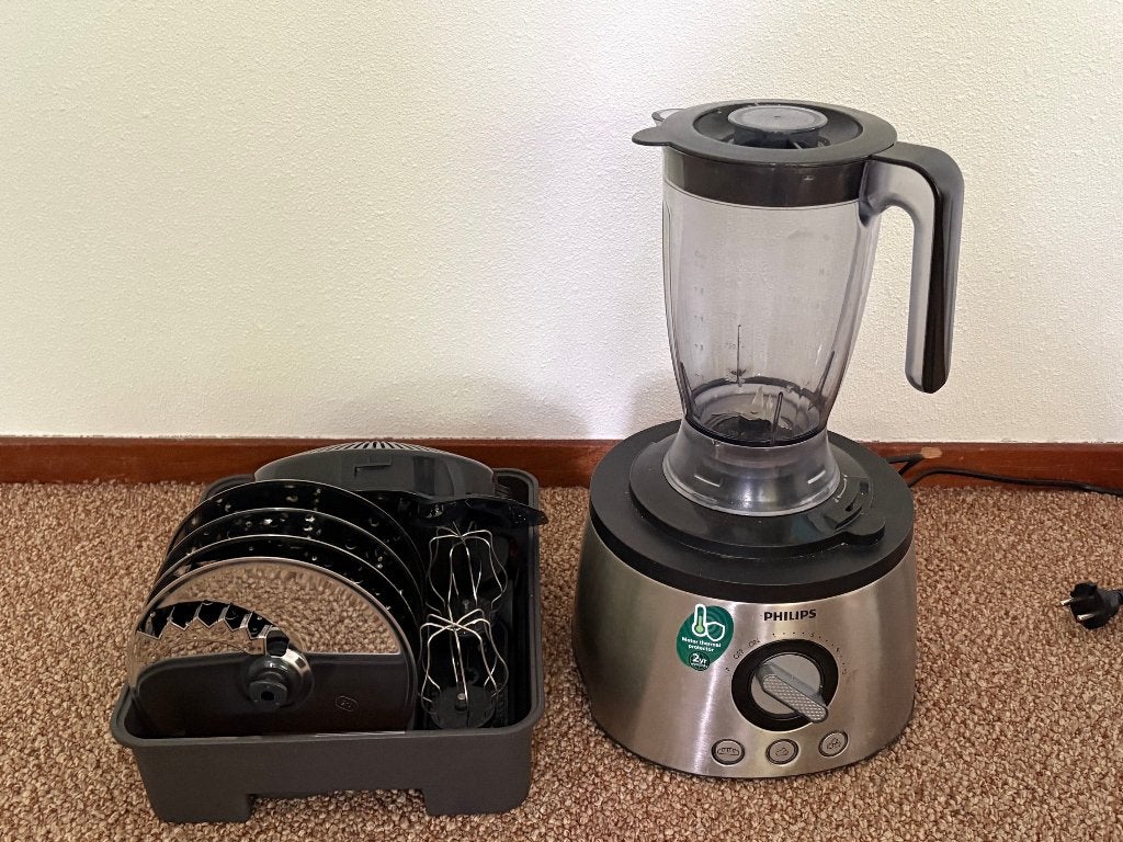 Philips Keukenmachine HR7776, 1300 W, 3.4 L, Witgoed en Apparatuur, Keukenmixers, Ophalen, Zo goed als nieuw, Vaatwasserbestendig