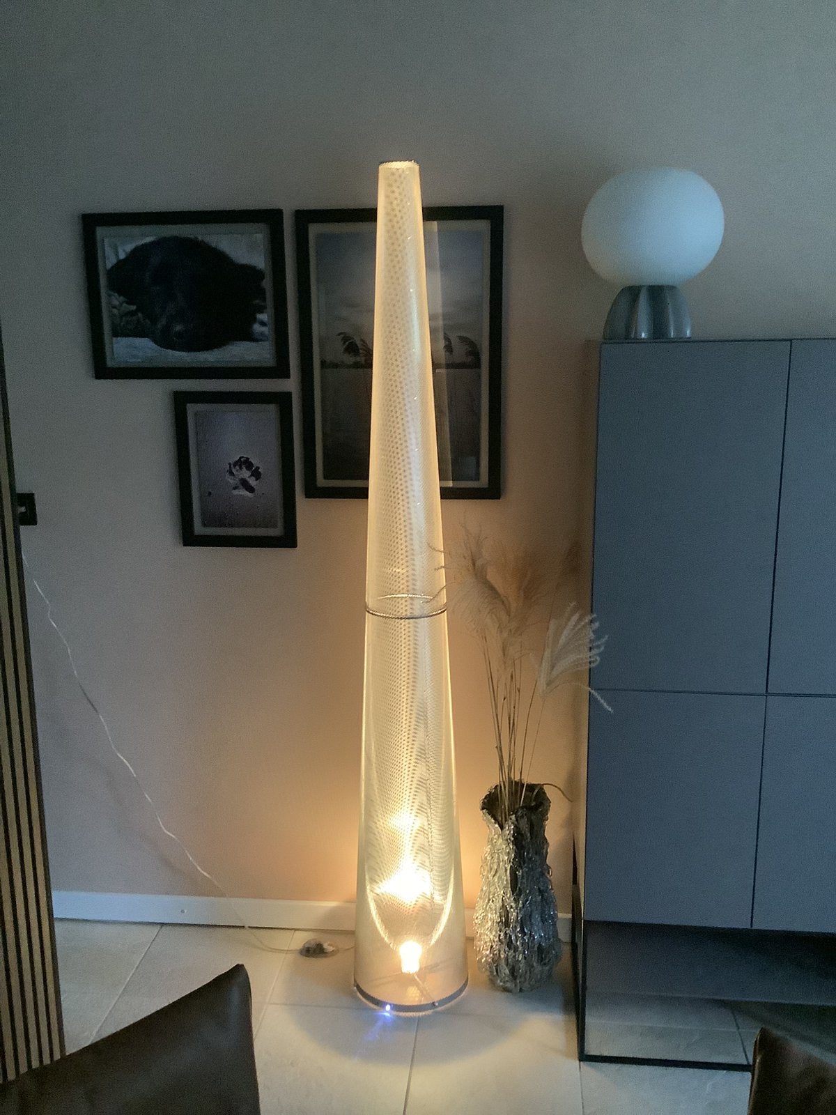Ferrolight jet light aluminium design vloerlamp, Ophalen, Gebruikt