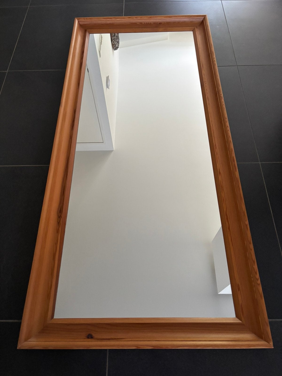 Spiegel Ikea Hemnes Eiken 165 x 75, Ophalen, Gebruikt, 150 tot 200 cm, Rechthoekig