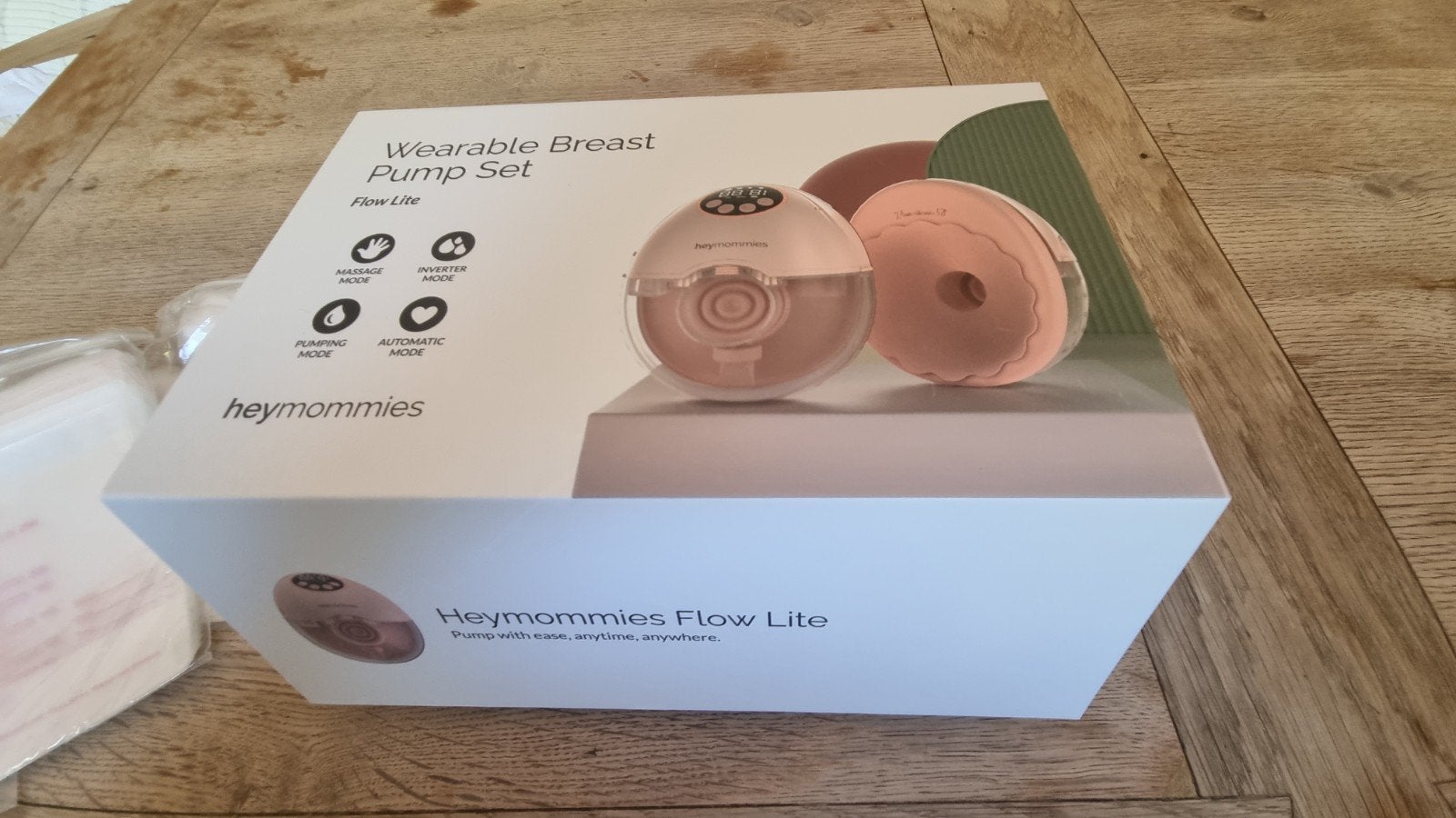 Heymommies Flow Lite Draagbare Borstkolf Set, Ophalen, Zo goed als nieuw