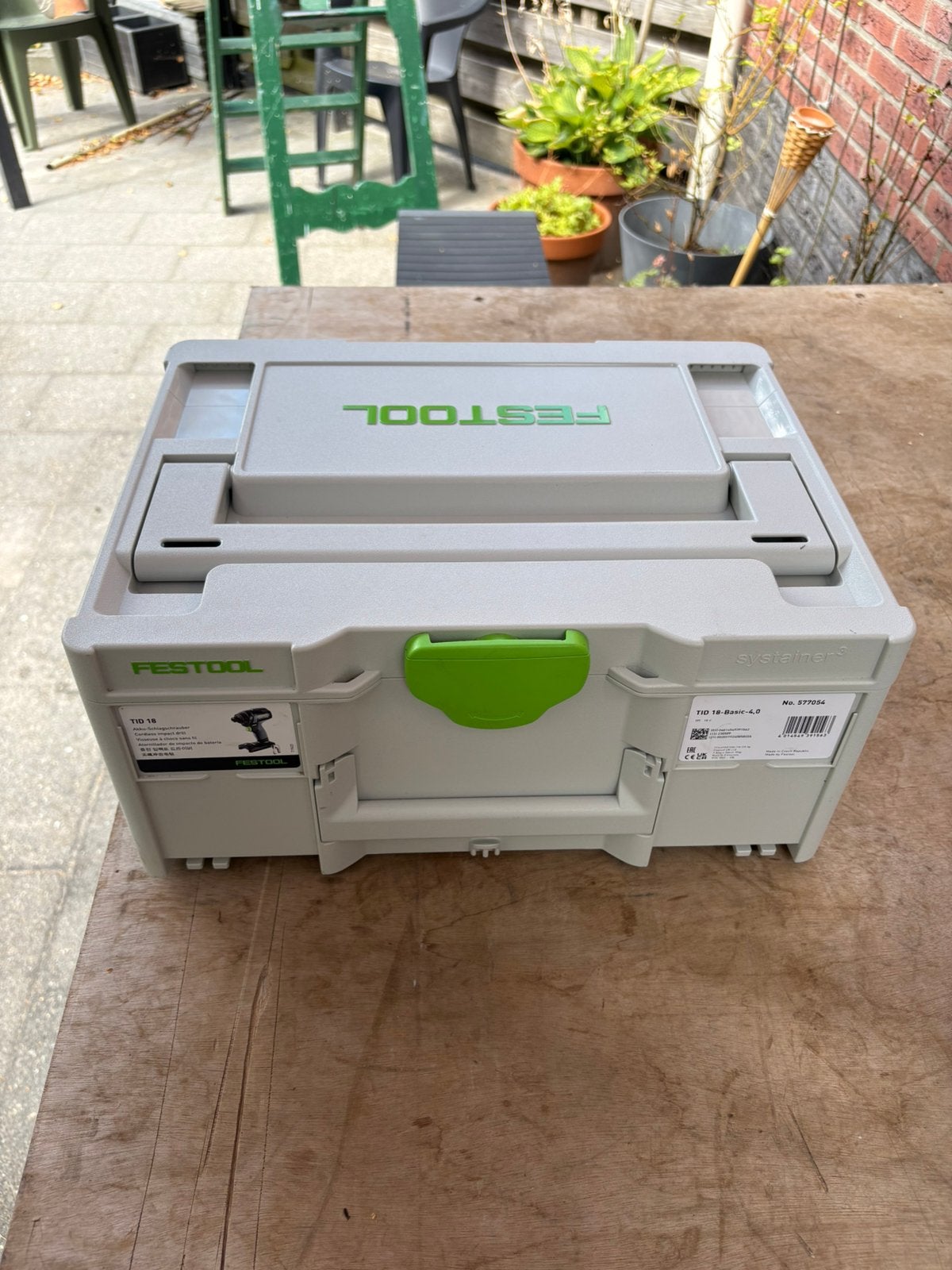 Festool sys 3 m 187 tid 18 inlay, Ophalen of Verzenden, Zo goed als nieuw