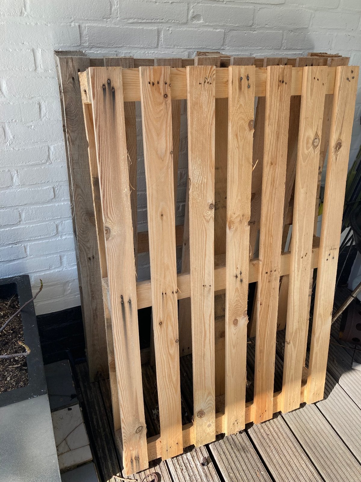 Houten Pallets - Ideaal voor diverse projecten, Doe-het-zelf en Verbouw, Hout en Planken, Ophalen, Gebruikt, 50 mm of meer, Pallet