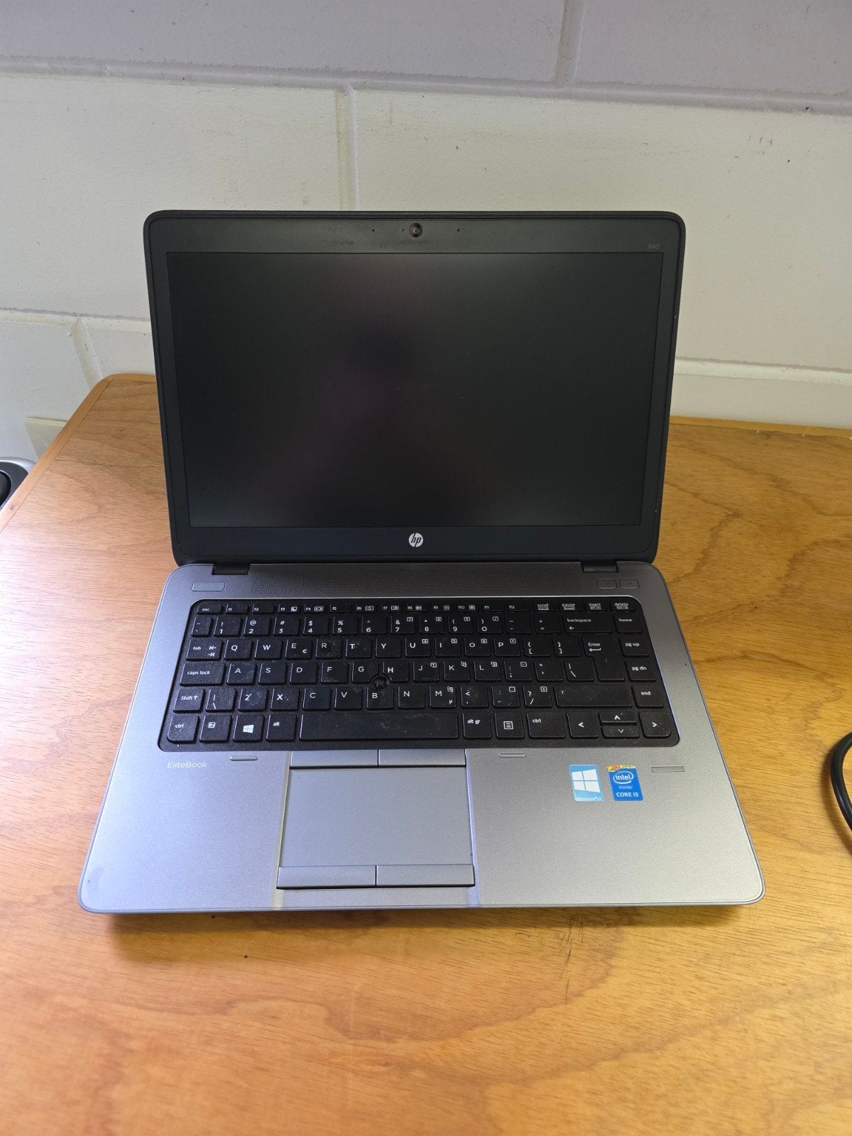 HP EliteBook met Intel Core i5 en Windows 10, Gebruikt, 2 tot 3 Ghz, Qwerty, 8 GB