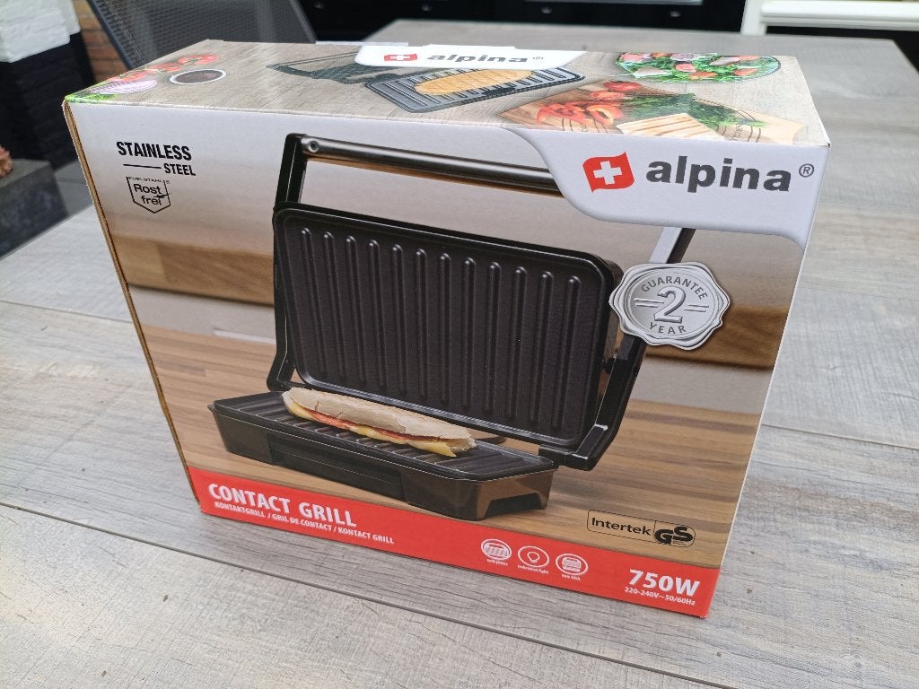 Contactgrill, Witgoed en Apparatuur, Ophalen of Verzenden, Nieuw