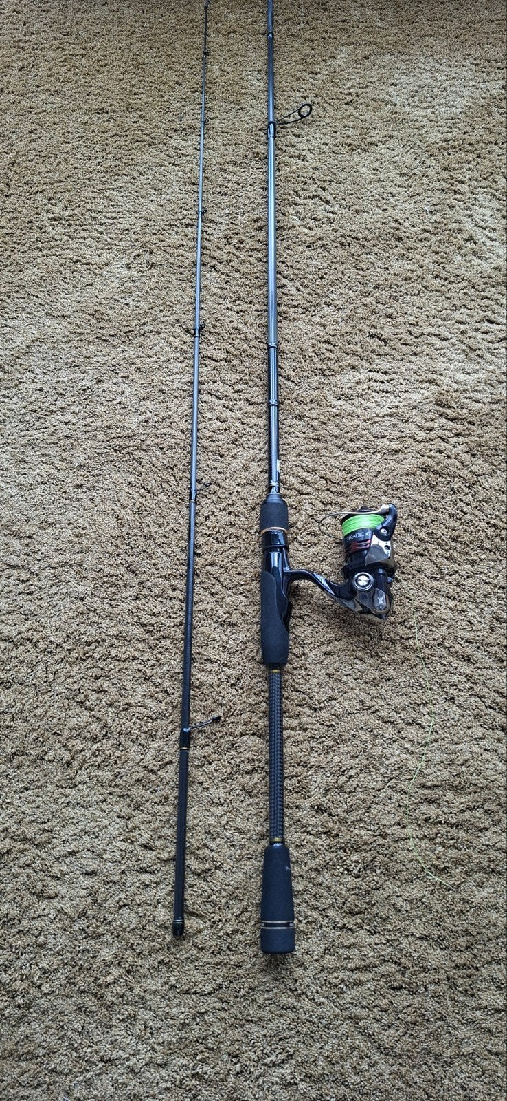 Hearty Rise Evolution Spinhengel E3-662MS 6'6" Lure: 5-18g, Watersport en Boten, Ophalen of Verzenden, Zo goed als nieuw, Werphengel