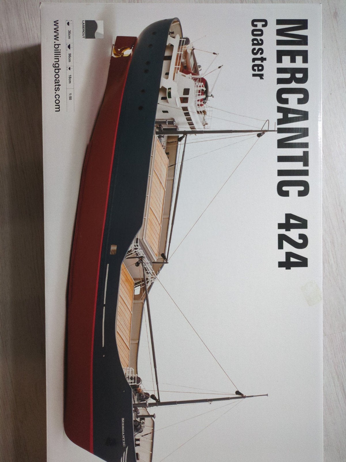 Billing Boats Mercantic 424 - Houten modelbouwschip 1:50, Overige merken, 1:32 tot 1:50, Nieuw, Jegindovej 21, 8800 Viborg, Denmark