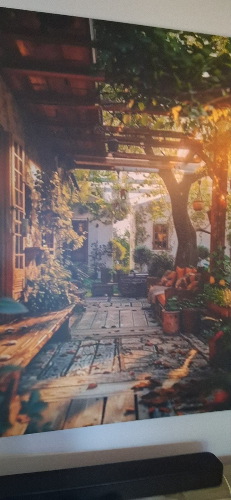 prachtig groot nieuw canvas pinterest afbeelding van tuin, Ophalen