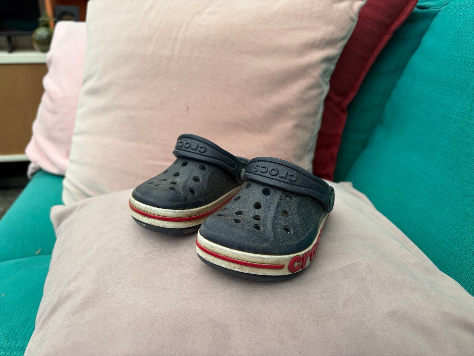 Crocs maat 23-24, Kinderen en Baby's, Kinderkleding | Schoenen en Sokken, Ophalen, Gebruikt, Jongen of Meisje, Overige typen