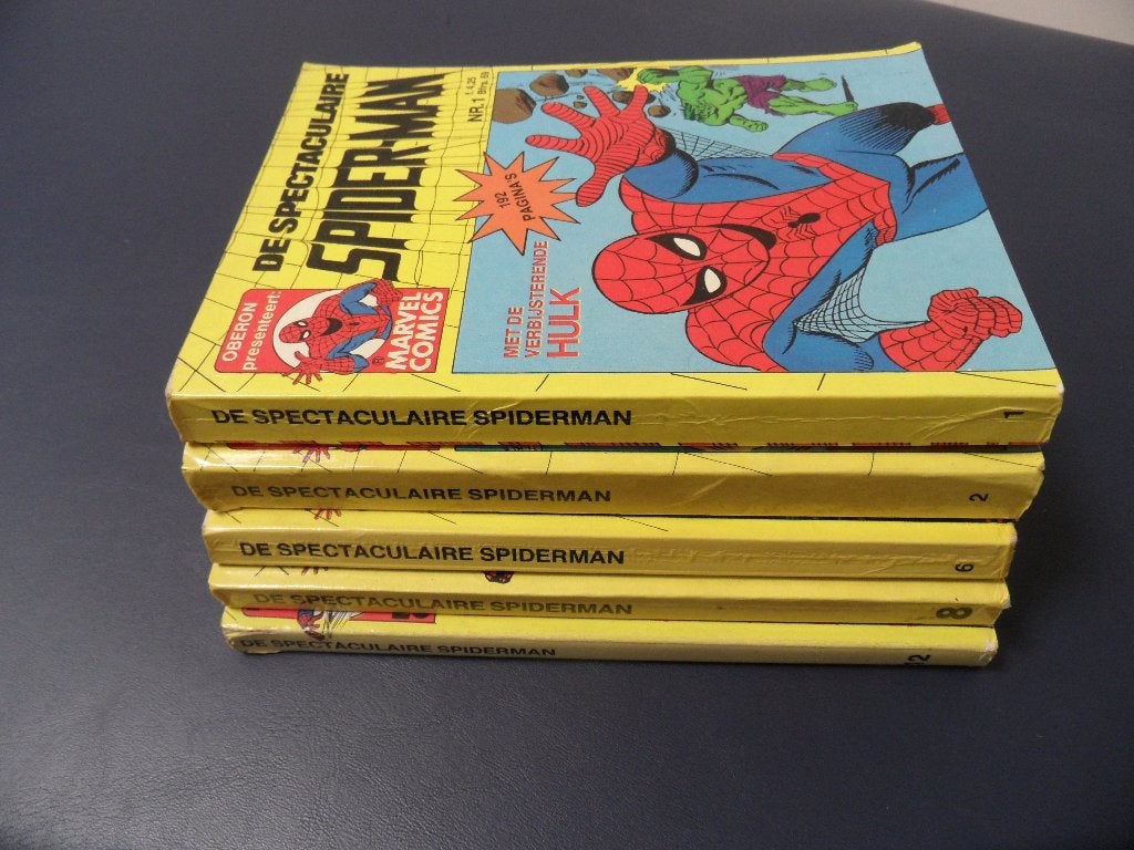 De Spectaculaire Spider-man. Marvel Comics. 5 X, Meerdere stripboeken, Ophalen of Verzenden, Gelezen