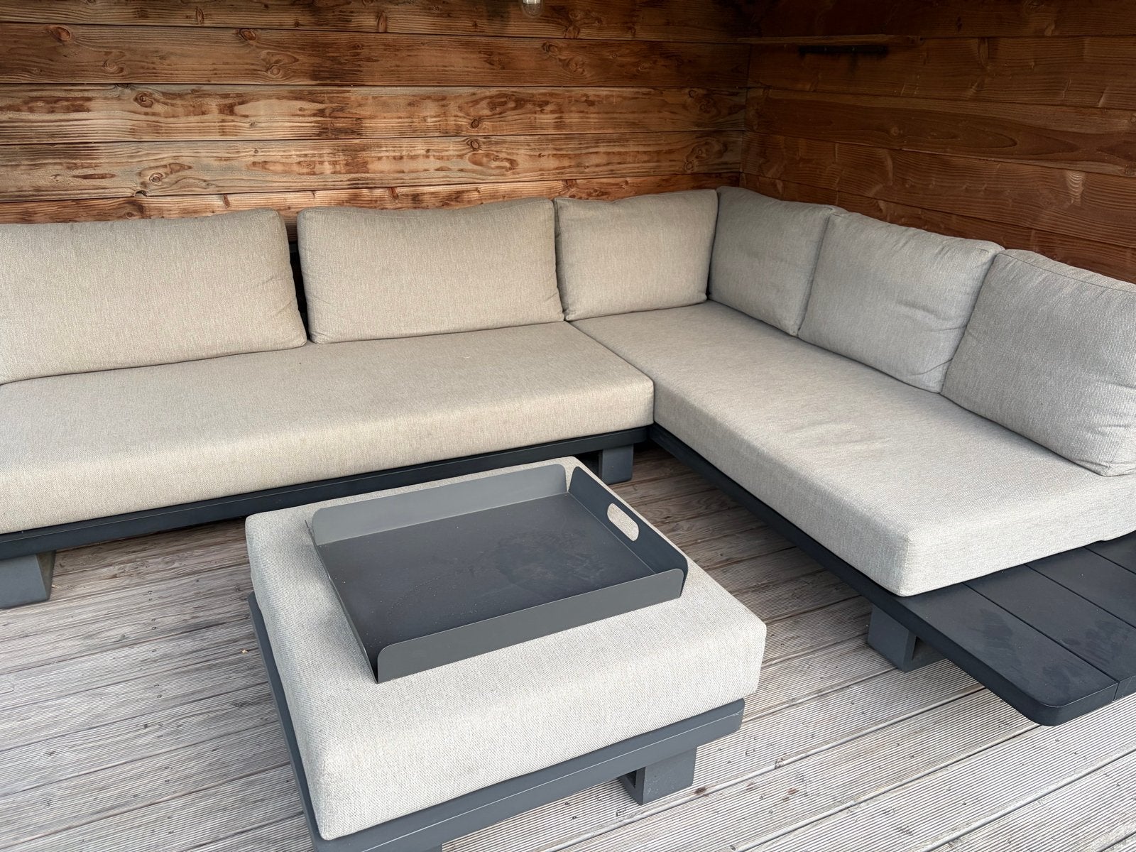 Loungebank Life Outdoor Living (buitenhof), Ophalen, 5 zitplaatsen, Gebruikt, Aluminium