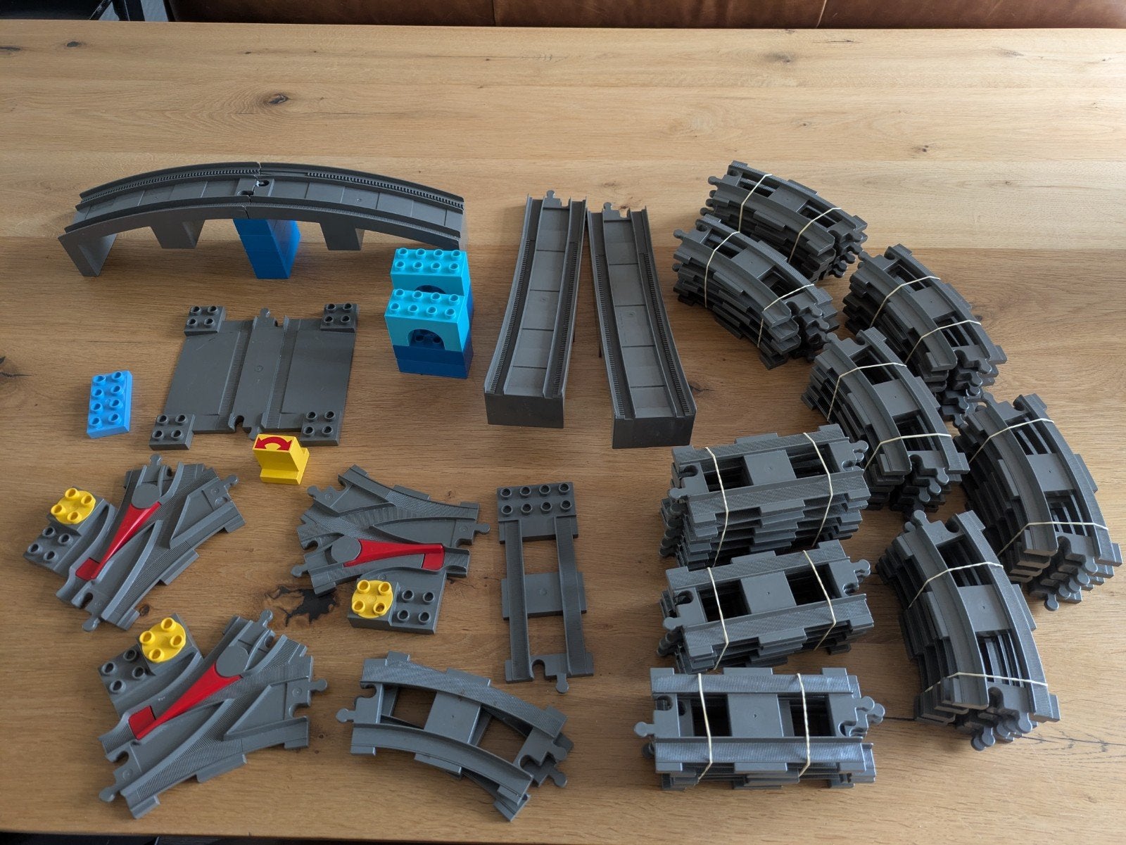 Duplo treinbaan met brug, Ophalen, Gebruikt