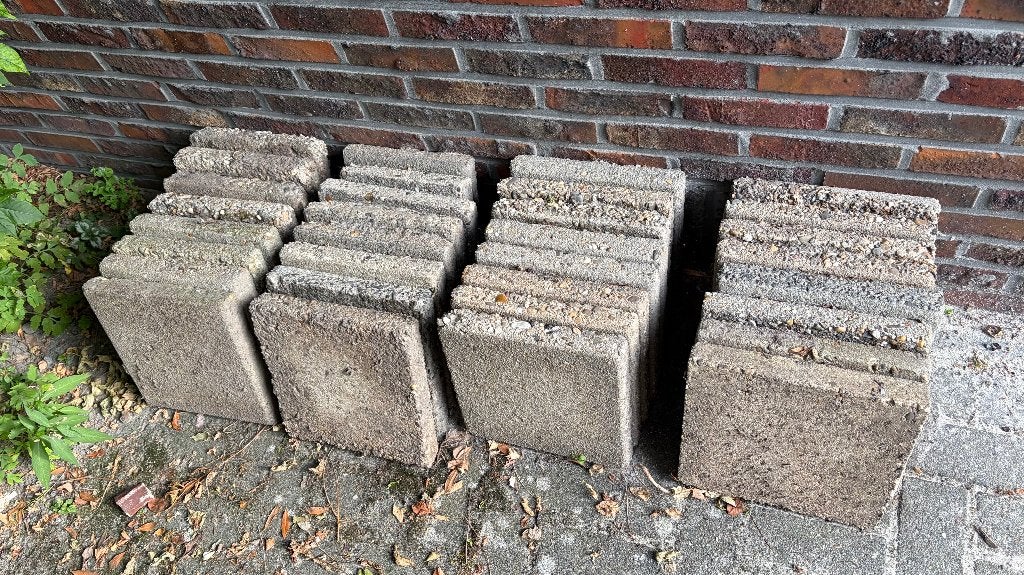 Stoeptegels, Ophalen, Gebruikt, Minder dan 5 m², Beton