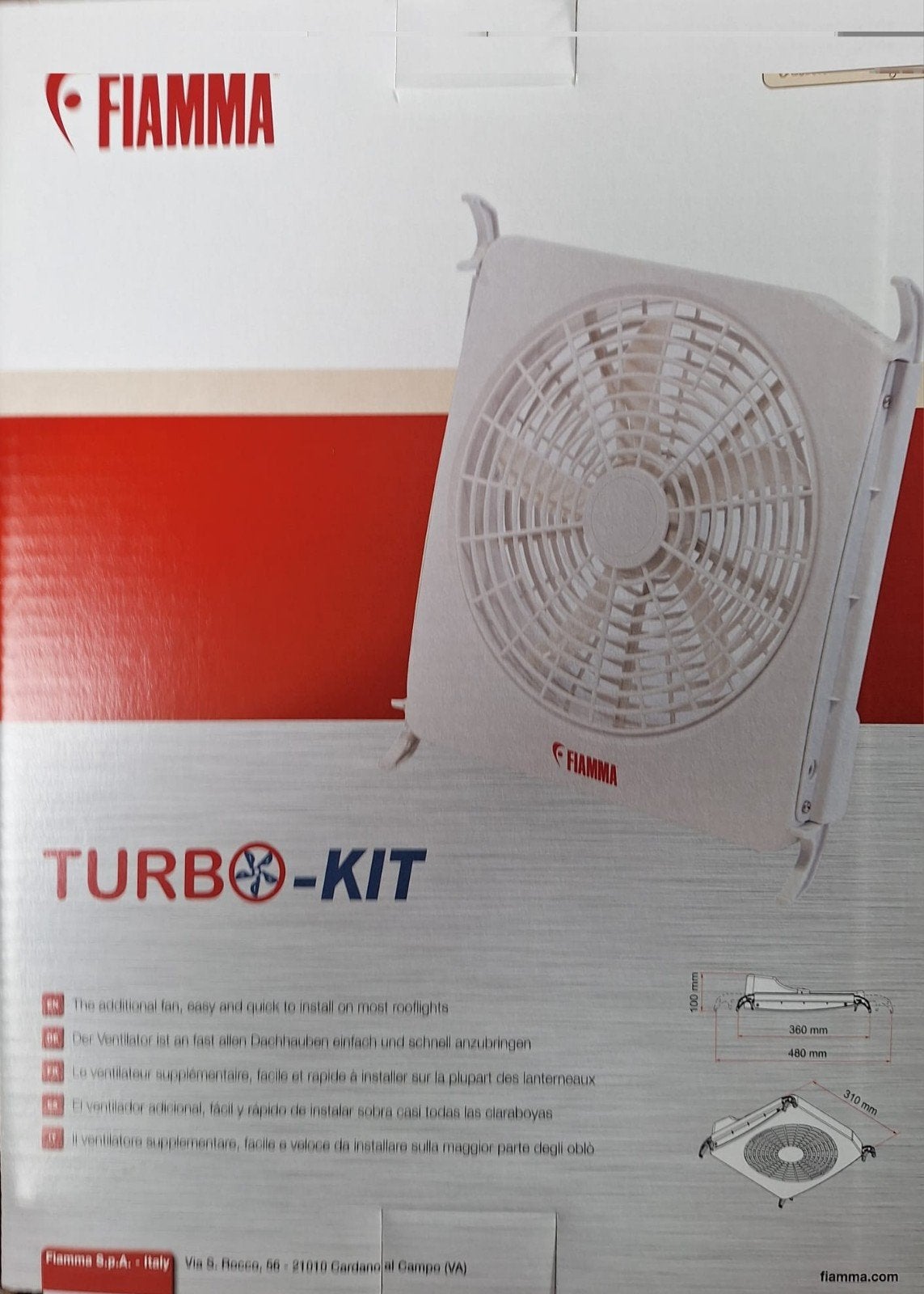 Flamma dakluikventilator / complete inboedel, Caravans en Kamperen, Camper-accessoires, Ophalen of Verzenden, Nieuw