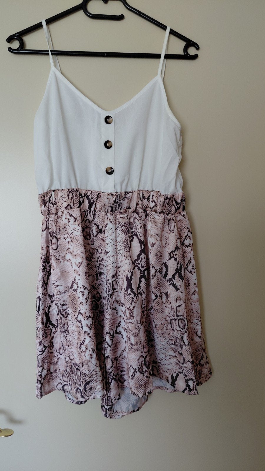 Nieuwe Shein korte jumpsuit maat 36 (S), Wit, Nieuw, Ophalen of Verzenden, Maat 36 (S)